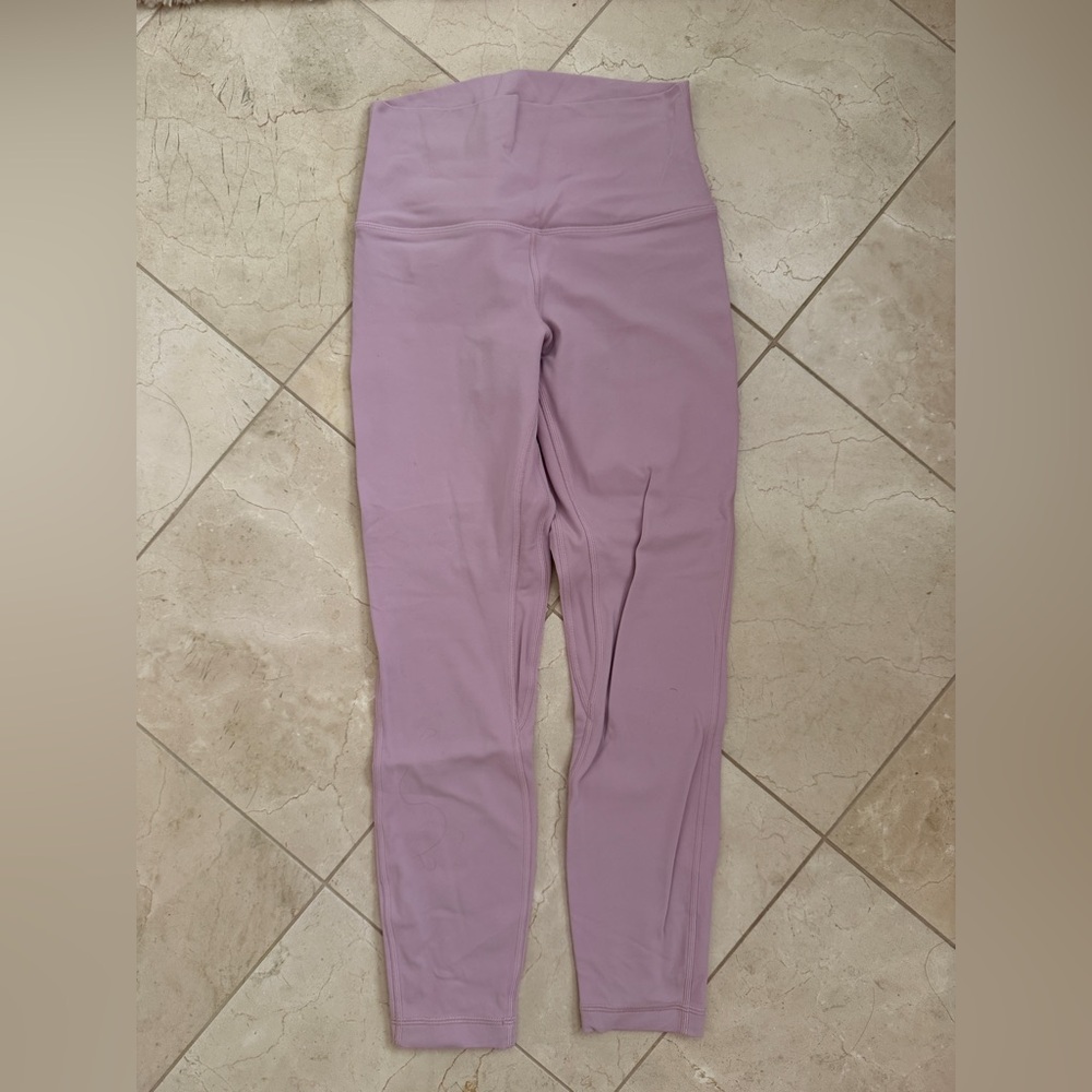 lululemon align High-Rise Leggings 25” pink peony size 6